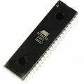 USED Atmel AT89C52 Microcontroller - a black rectangular 40-pin integrated circuit chip with white text markings on its surface.