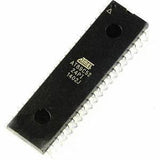 USED Atmel AT89C52 Microcontroller - a black rectangular 40-pin integrated circuit chip with white text markings on its surface.