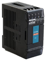Used Fbs-2da Fatek PLC Aio Right Side Expansion Modules, - a black rectangular industrial unit with a blue label, top screw terminals, and a front power indicator light.