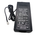 Used Power Supply Adapter 24V 5A 120W - a black rectangular power brick with an attached cable and white connector, showing the product label details.