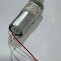 USED stock lot mix shape 12V Micro Air Pump Small 528 Motor Vacuum Pump 5.5 L/min Electric Pumps Mini - a cylindrical silver motor with a white plastic pump head and a red and white wire harness with a small white connector.