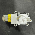 Vertical Motion TT DC Gear Motor with Cam Mechanism – Reciprocating Up-Down Movement Module for DIY Robotics & Automation - a white plastic housing with a yellow-cased motor and a circular rotating cam component.