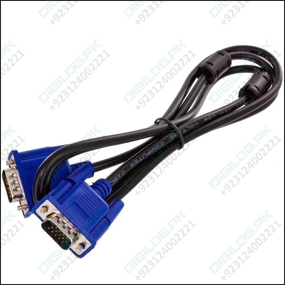 Vga Cable 1.5 Meter Male To d Sub Video Extension