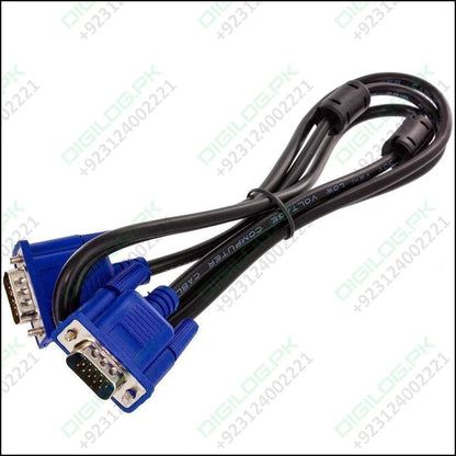 Vga Cable 1.5 Meter Male To d Sub Video Extension