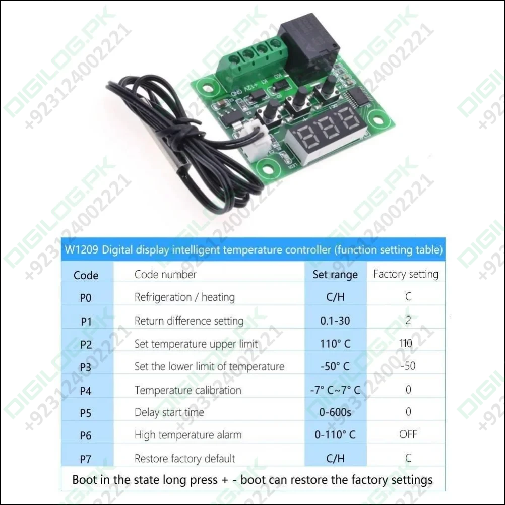 Original W1209 Temperature Controller