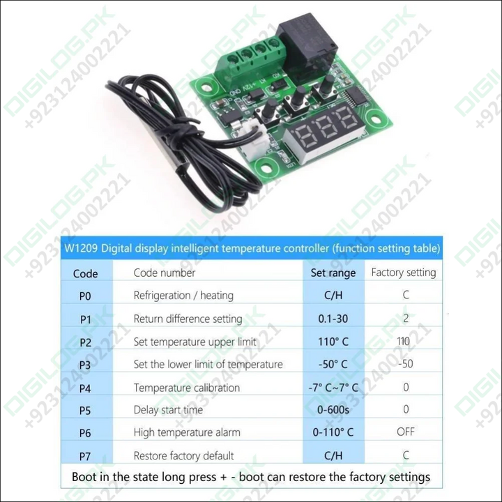 Original W1209 Temperature Controller