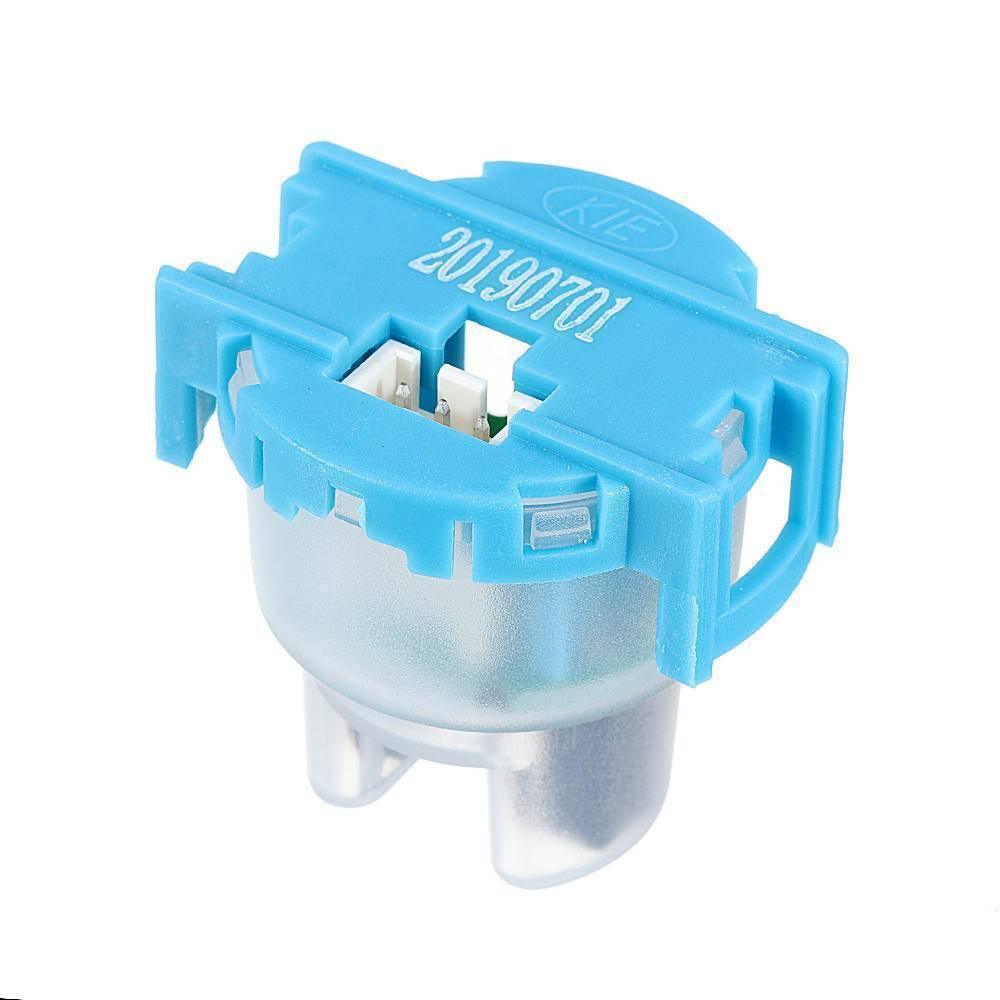 Water Turbidity Sensor - a blue plastic housing with a white connector port and a translucent cylindrical sensor body marked with 20190701.