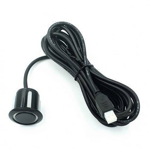 Waterproof Ultrasonic Sensor JSN-SR04T Distance Measuring Transducer Sensor For Arduino - a black cylindrical sensor head connected by a long black cable to a white two-pin connector.