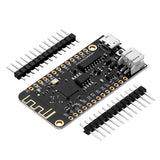 WEMOS LOLIN32 Lite ESP32 development Board price - a black PCB, a micro-USB port, a reset button, a battery connector, and two rows of header pins.