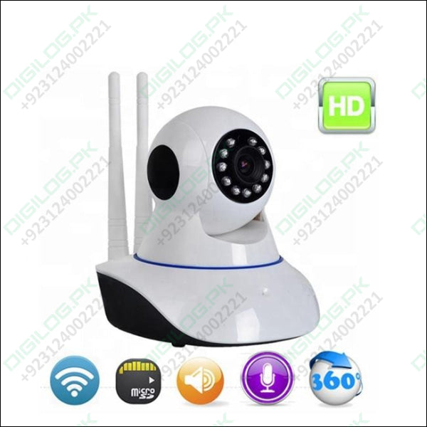 WiFi Smart Net Camera Q20 Black - Wireless IP Camera with Pan/Tilt, Two-Way Audio & Night Vision in Pakistan