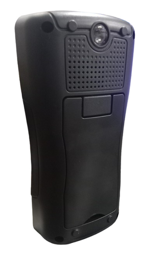 WinAPEX 119C+ Digital Multimeter DMM - shown from the back, featuring a black plastic casing with a speaker grille, a camera lens, and a battery cover.
