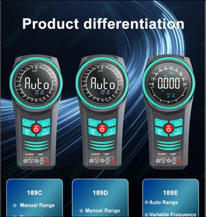 WinAPEX 189C Smart Rotary Multimeter High Precision 5999 Counts DC/AC Voltage Current Resistance Capacitance Frequency