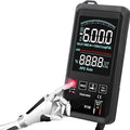 WinAPEX ET8138 Touch Screen Smart Multimeter - slim black meter with 6000-count display and touch buttons