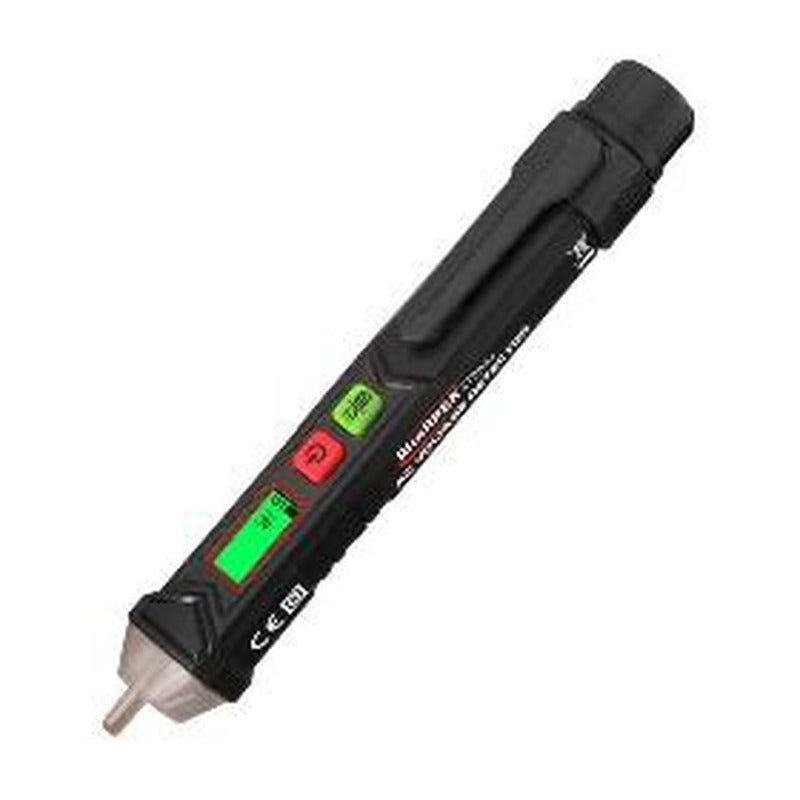 WinAPEX ET8900 Non-Contact Voltage Tester Pen - black pen-type non-contact voltage tester with green and red indicator lights