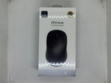 WiWU Wimice 2.4G Wireless Mouse - in its original white retail packaging box featuring a picture of the black mouse with a scroll wheel and DPI button.