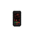 WT9050B Wood Moisture Meter - black pin-type meter with red LCD showing temperature and moisture