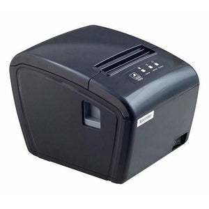 X Printer XP-S200M POS Receipt Printer Cash Register Thermal Printer - a top feed button, status indicator lights, and a side power switch.