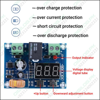 Xh-m609 Digital Low Voltage Disconnect Module Over