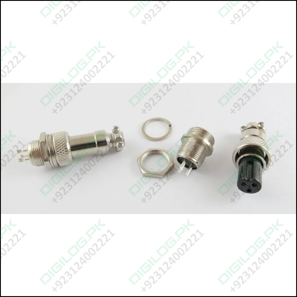 Xlr 3 Pin Cable Connector 16mm Chassis Mount 3pin Plug