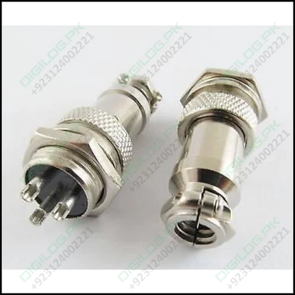 Xlr 3 Pin Cable Connector 16mm Chassis Mount 3pin Plug