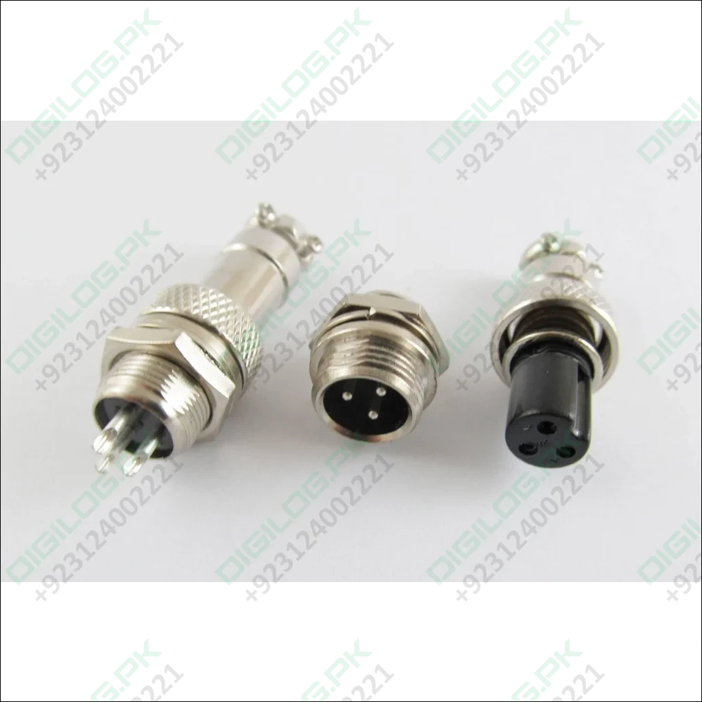 Xlr 3 Pins 12mm Audio Cable Connector Chassis Mount Pin