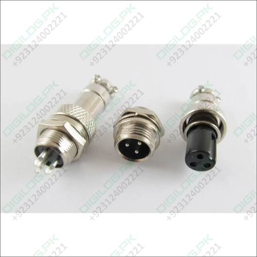 Xlr 3 Pins 12mm Audio Cable Connector Chassis Mount Pin