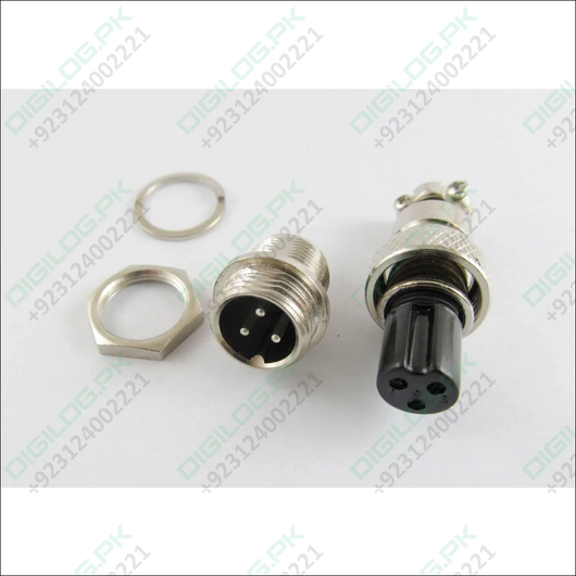 Xlr 3 Pins 12mm Audio Cable Connector Chassis Mount Pin