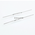 Y213 Reed Switch Magnetic Control Switch 2*14mm Normally Open Magnetic Induction Switch - two clear glass reed switches with silver metal leads extended from both ends on a white background.
