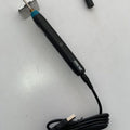 Yaxun USB Cordless Soldering Iron | Portable Wireless Electric Tool - with a black handle, metal tip, small stand, and a detached black cap, connected to a USB cable.