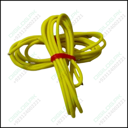 Yellow 1m Solderable Wire Hard Wires For Wiring Jumper Cable