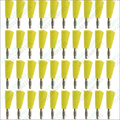 Yellow Stackable 4mm Banana Plugs Jacks Connector