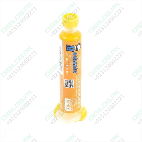 Yellow Mechanic UV Curable 10cc Solder Mask Ink PCB Fixing