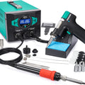 YIHUA 948D III desoldering station kit with desoldering gun, soldering iron, nozzles and filters