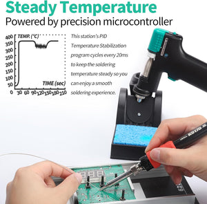 YIHUA 948D III K917D soldering iron with PID temperature stabilisation