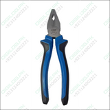 YTH-Z022 8 Inch 200mm Electric Pliers - shown as a studio shot of a metal tool with blue and black rubberized handles.