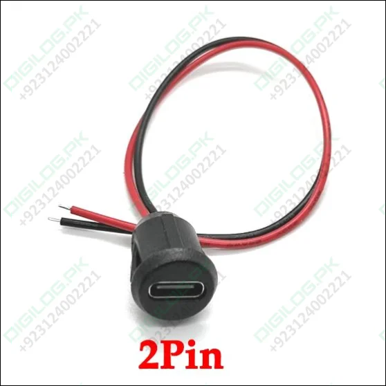 Type-C Usb connector with PH 2.0 Female Socket High Current Fast Charging jack port With data pin