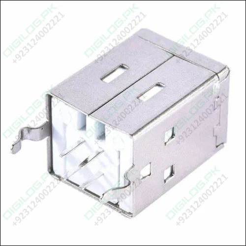 Square USB B Type Female Socket Connector 180 Degree for Printer Data Interface