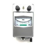ZC11D Analog Insulation Tester - grey hand-crank megger with MΩ scale and two terminals