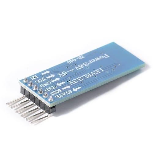 ZS-040 At-09 HM10 4.0 BLE Bluetooth Module CC2540 CC2541 Serial UART Transceiver Module For Ios 6/android 4.3 - rectangular circuit board with six silver header pins and white text labels for EN, VCC, GND, TXD, RXD, and STATE.