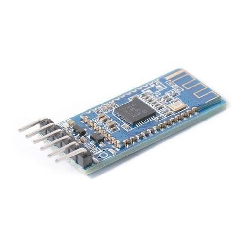 ZS-040 At-09 HM10 4.0 BLE Bluetooth Module CC2540 CC2541 Serial UART Transceiver Module For Ios 6/android 4.3 - rectangular circuit board with a central chip, a printed antenna, and a six-pin male header connector.